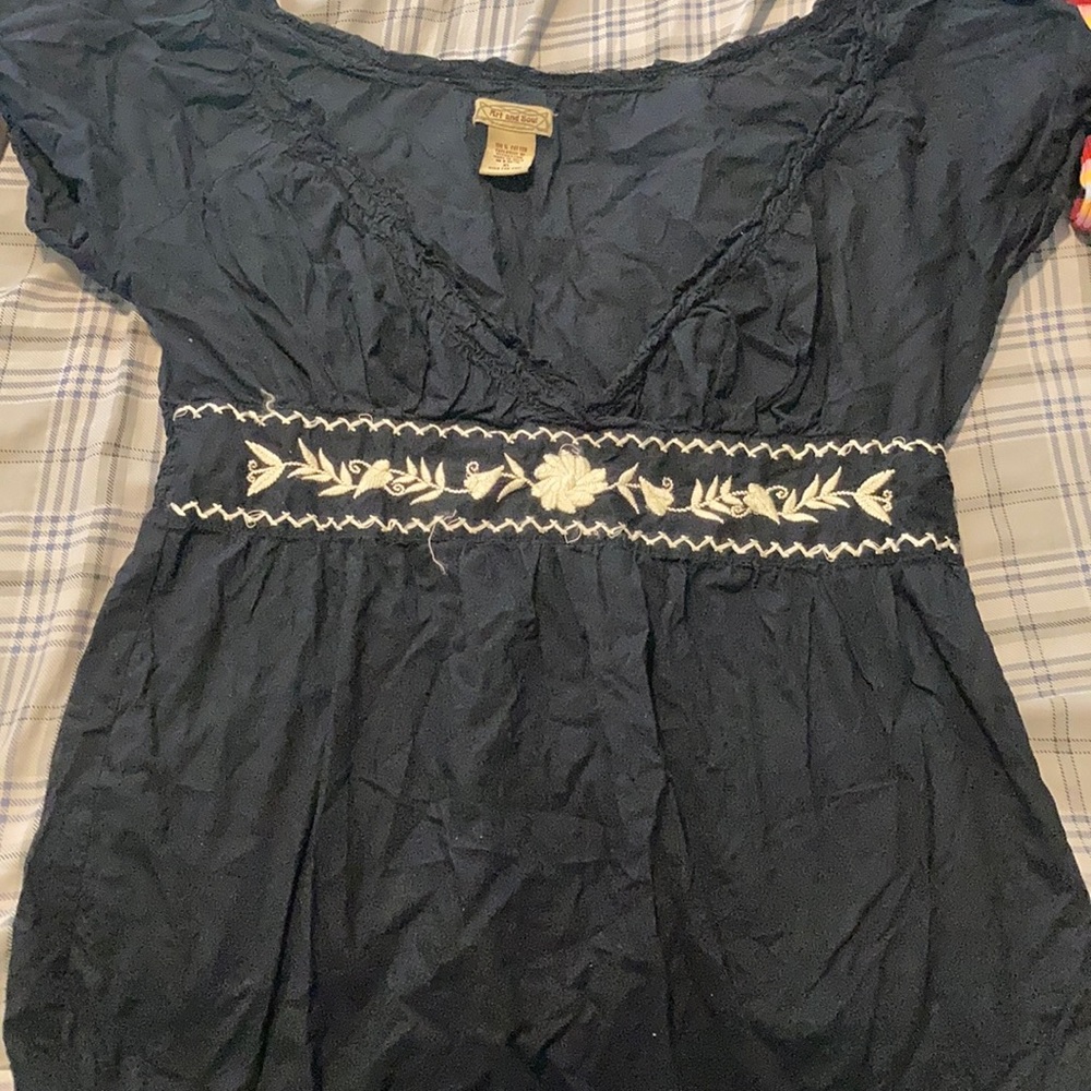 V neck blouse